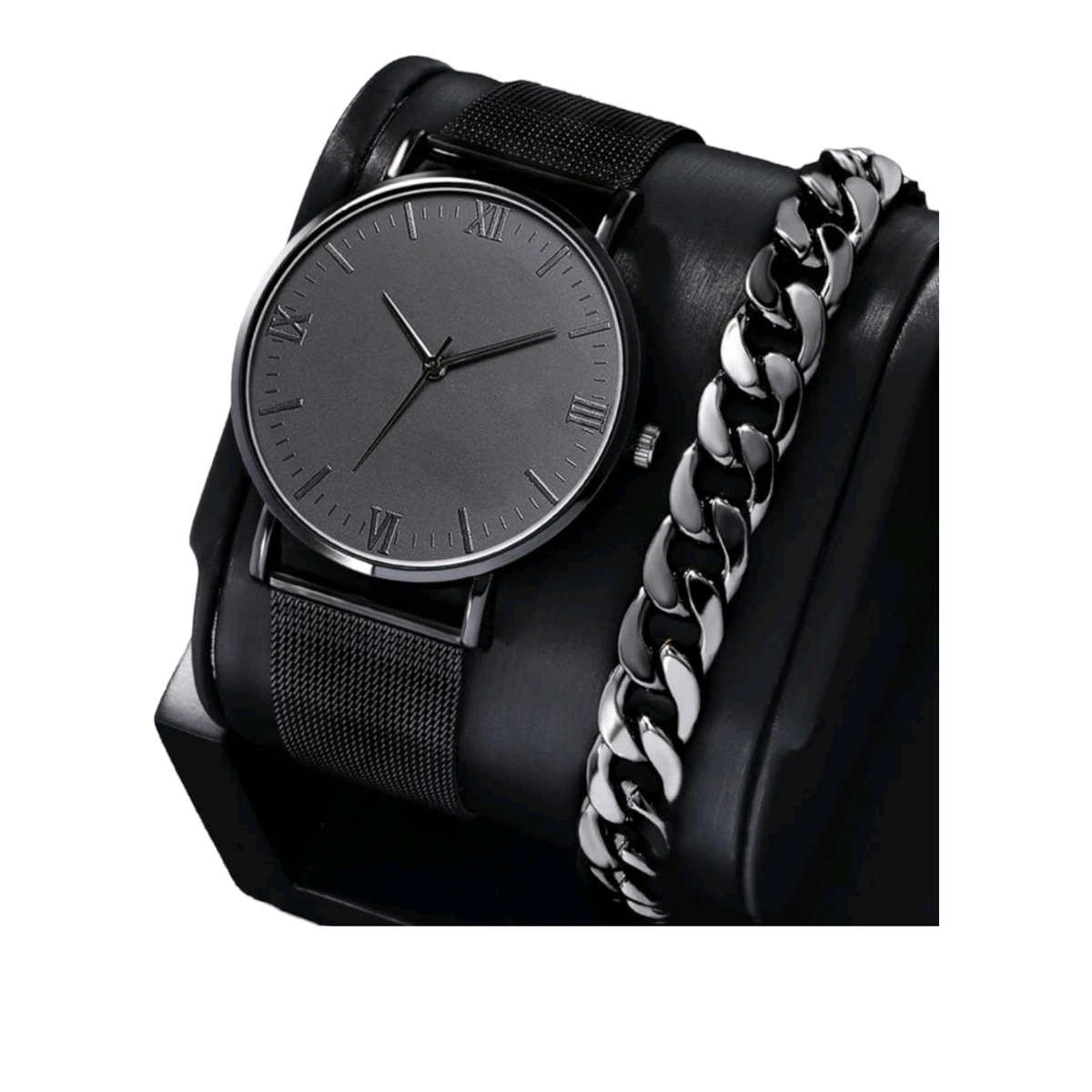 Men s Dumbell Watch and Hand Chain Set Shop Today. Get it Tomorrow takealot