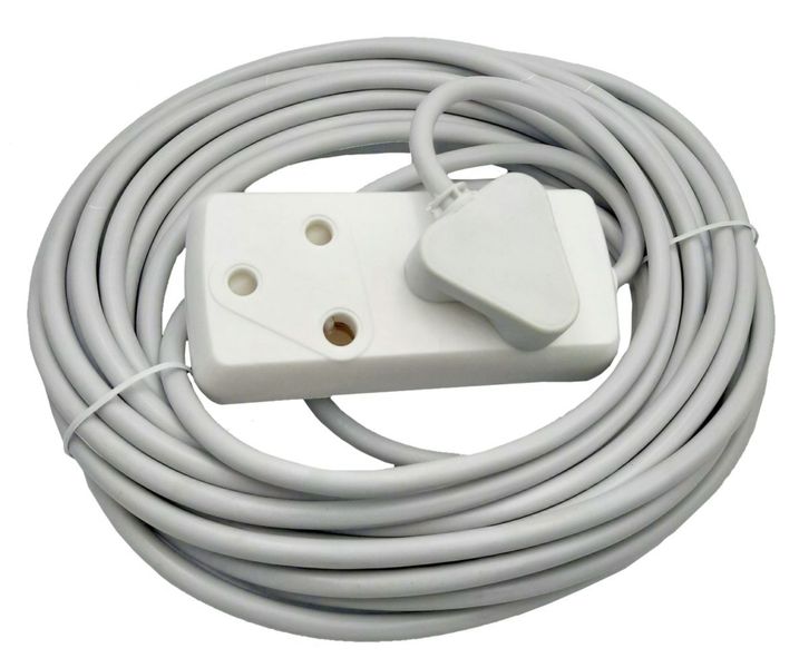 United Electrical 10m Extension Cord With Two-Way Multi-Plug Lead
