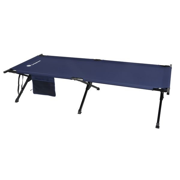 Campground XL Foldable Steel Frame Camping Stretcher- 120kg - 81cm x 48cm x 209cm