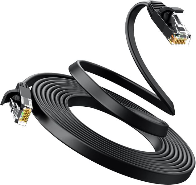 High Quality RJ45 CAT6 U/UTP Flat Ethernet LAN Cable
