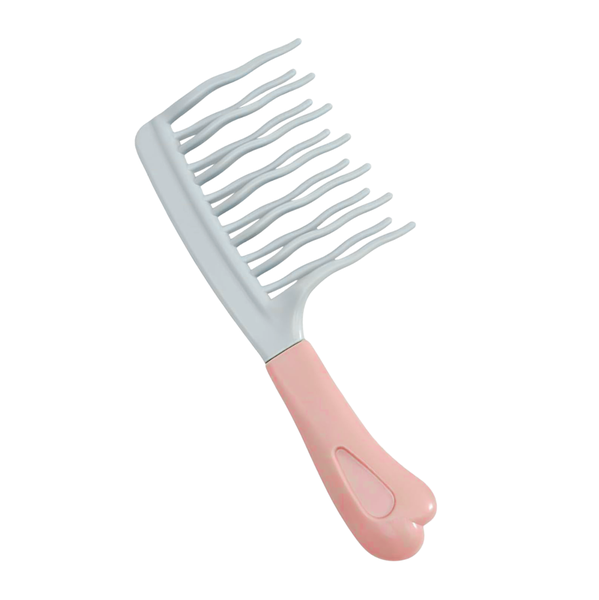 Wave-Enhancing Curved Hair Comb
