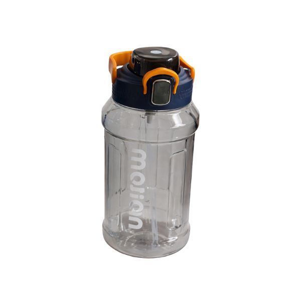 Reusable Sports Water Bottle with Carry Handle - Grey