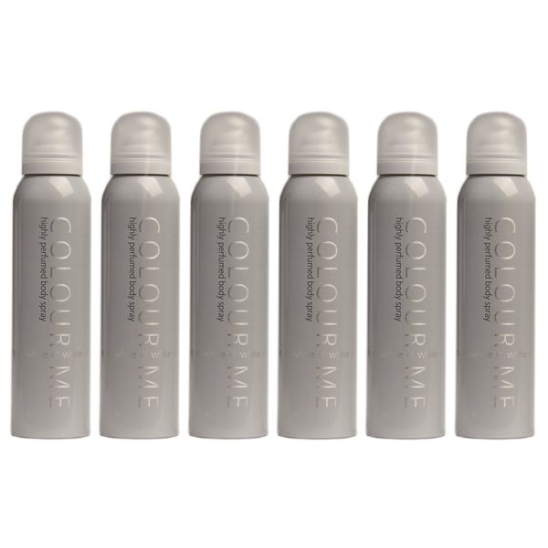 Colour Me White Body Spray Pack of 6