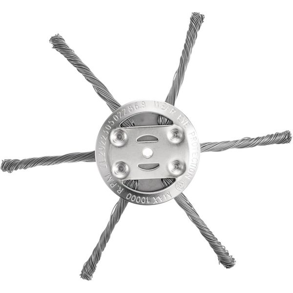 Steel Wire Trimmer Head 6-Blade Steel Wire Garden Trimming Head