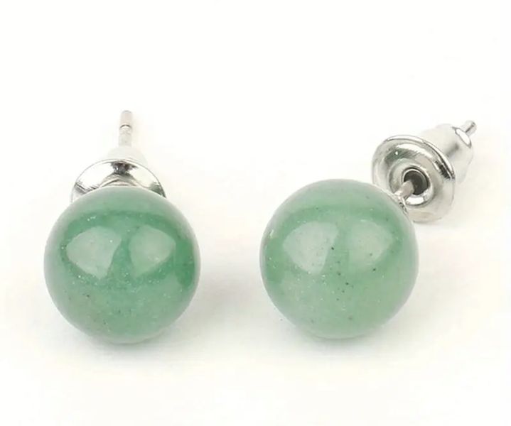 Holly Crystals - Green Aventurine Crystal Earrings