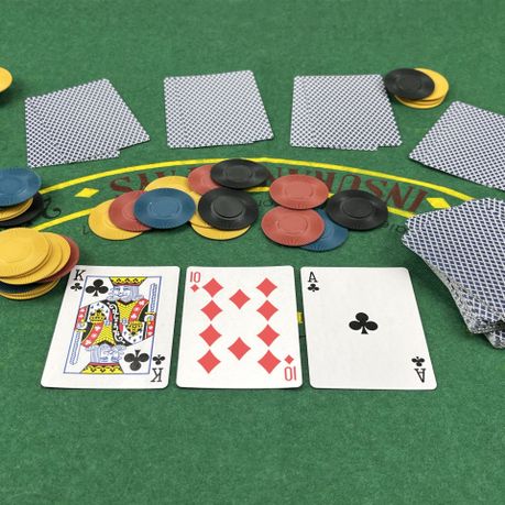 In Casino Game Set Roulette, Poker, Black Jack, Craps, Poker