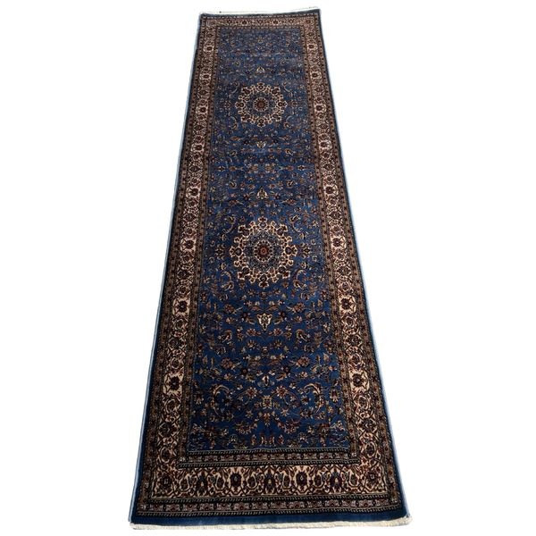 Soft Turkish Floral Runner Rug - 300 x 80 cm