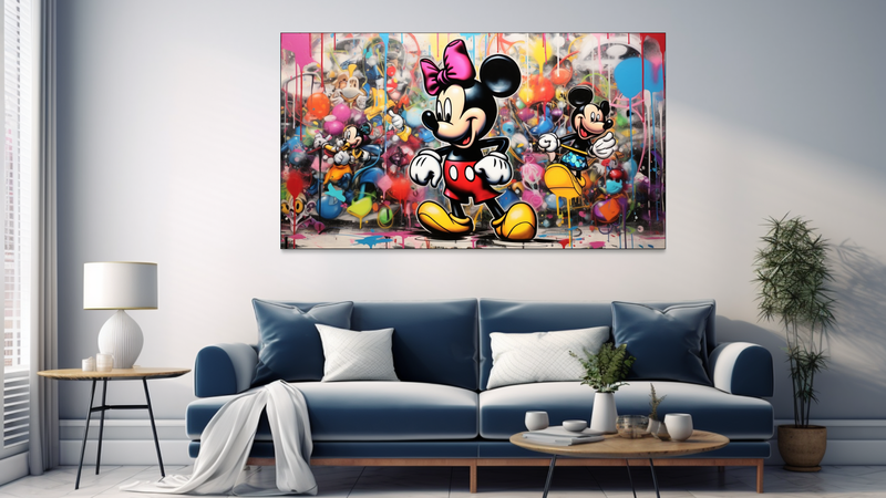 Canvas Wall Art - Grafitti Dreamscape - BK0322