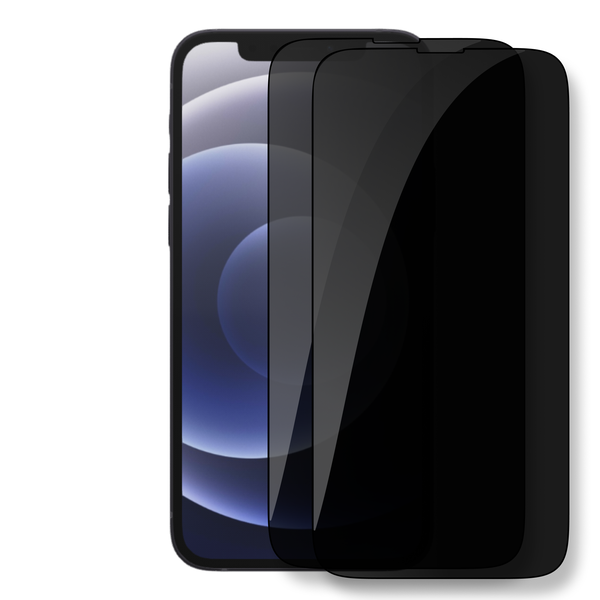 Privacy Tempered Glass Screen Protector Compatible with iPhone 12 (Pack -2)