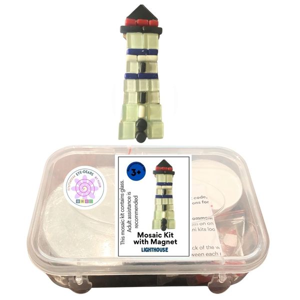 Mosaic Craft Kit with Magnet - Lighthouse (Small)
