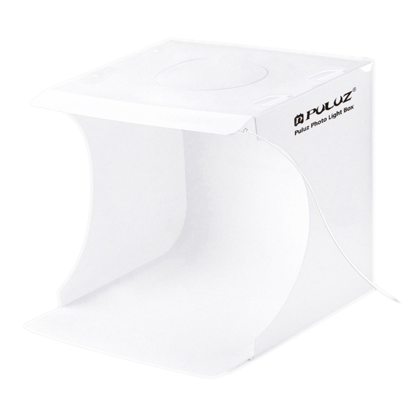 PULUZ 20cm Photo Box with LED Light (6 Colour Backdrops)