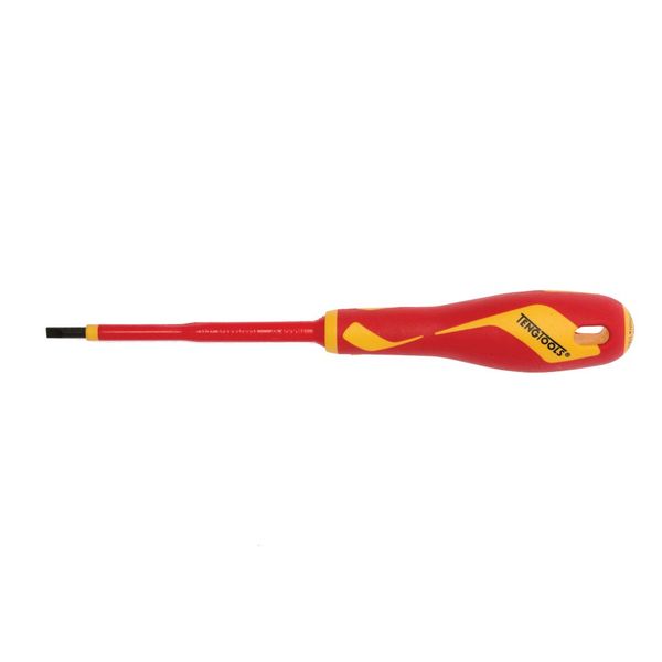 TengTools - 1000V Insulated Screwdriver Flat 0.8X4.0X100mm - MDV824N