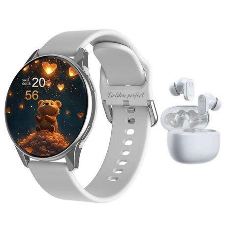 Smart Watch For Women With Wireless Earbuds - Fitness & Health Tracking Image