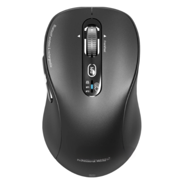 Professional Sleek Black Wireless Bluetooth Mouse