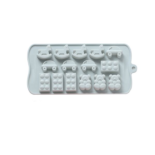 iKids 15 Childhood Baby Food DIY Silicone Mold for Chocolate, Candy, Gummy