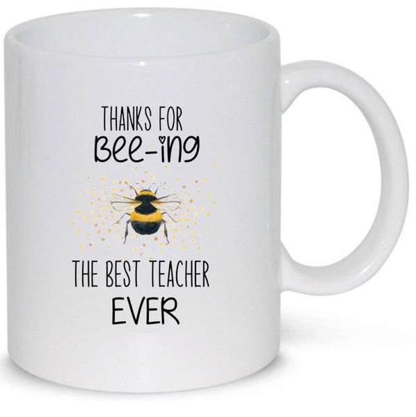 Thanks For Being The Best Teacher Birthday Christmas Thank You Gift Mug