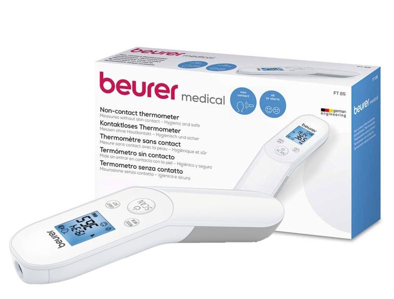 Beurer Non-Contact Thermometer: Contactless Temperature Measurement FT 85
