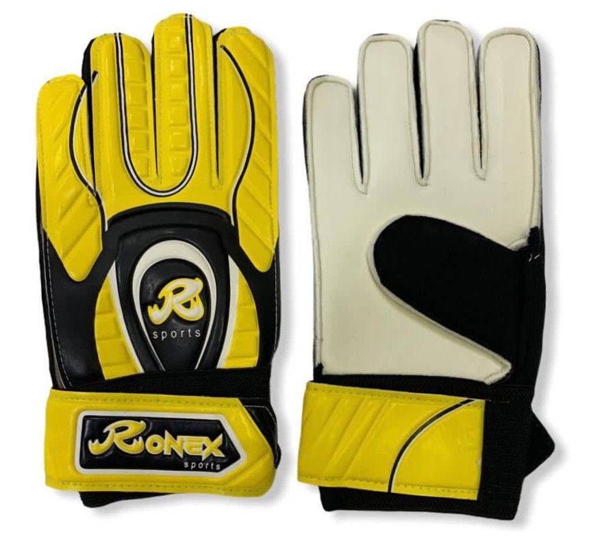 Ronex Goalkeeper Gloves Extreme Grip Yellow Buy Online in South
