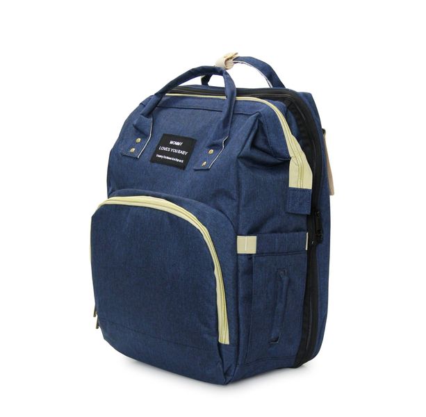 Nappy Bag-Navy 2In1-Nuovo