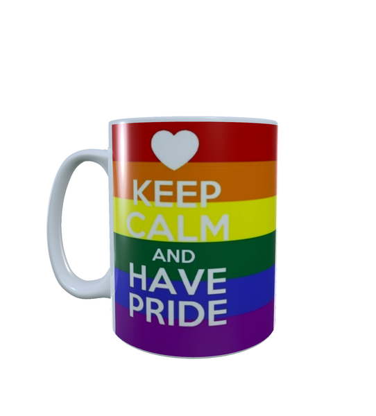 LGBTQ - Keep Calm And Have Pride - Aesthetic - Coffee Mug