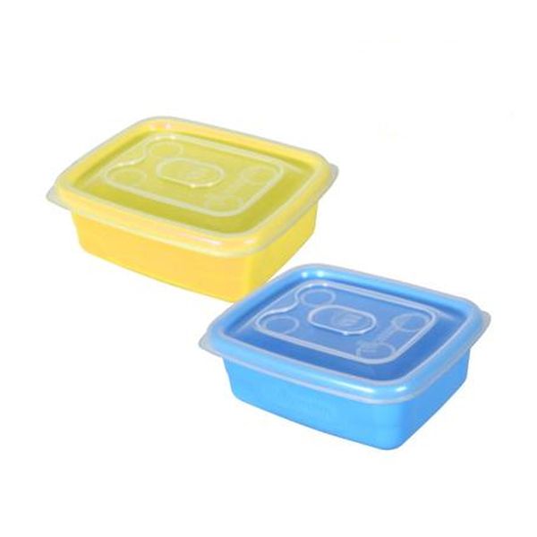 Rectangular Transparent LunchBox Container - 2 x 400ml | Shop Today ...