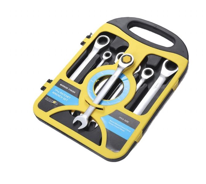 7 Piece Ratchet Spanner Set