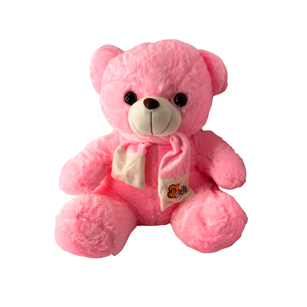Teddy Bear Plush Toy with Scarf - Soft &amp; Cuddly (40cm)