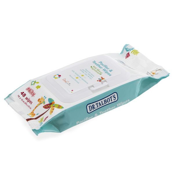 Nuby Dr Talbots Paci-Wipes 48's Vanilla