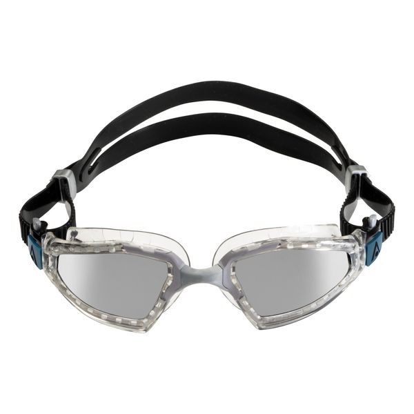 Aquasphere Kayenne Pro - Silver Titanium Mirrored Lens - Grey Swim Goggles