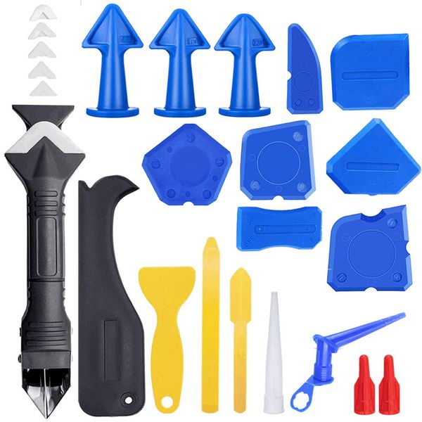 25-Piece Household Floor Sealing Caulking Scraper Beauty Sewing Tool Set