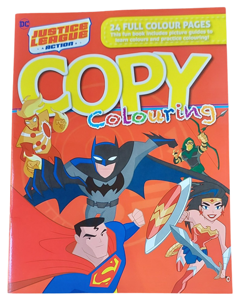 Justice League Copy Colouring Book