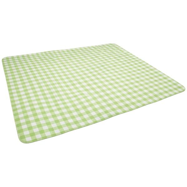 Outdoor Picnic Blanket - Green &amp; White