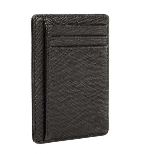 Thin Credit Card Holder Wallet Black