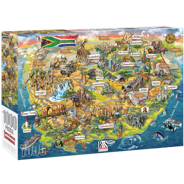 RGS Group South Africa Landmarks 1000 Piece Jigsaw Puzzle