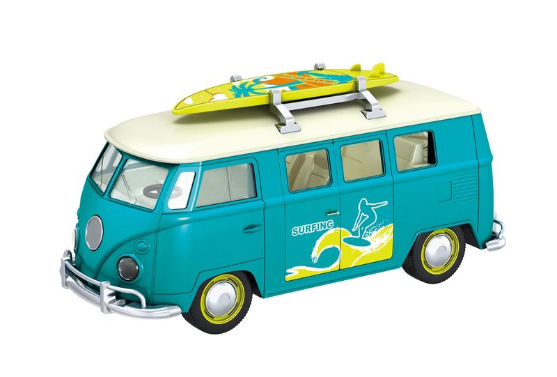 Toystar Surfing Retro Van with Sound, Lights (27cm Long)