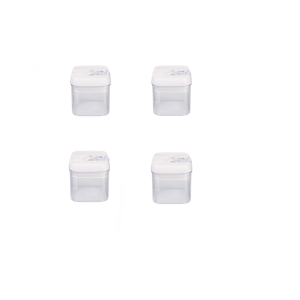 Pack of 4 - 500ml TRENDZ food canisters