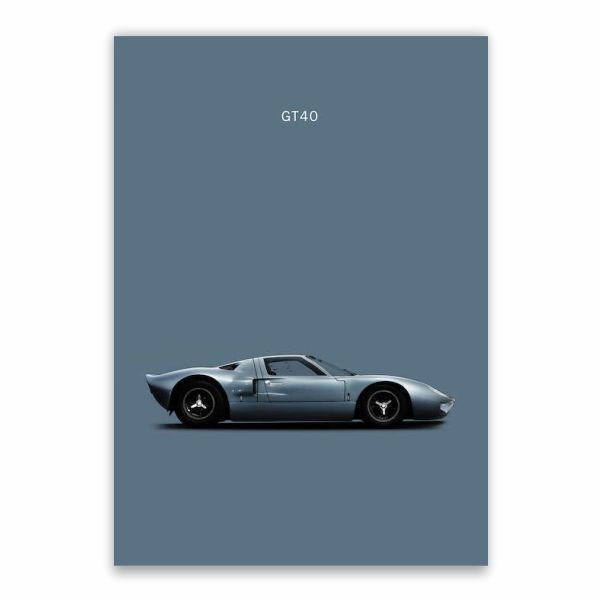 GT40 Poster - A1 | Shop Today. Get it Tomorrow! | takealot.com