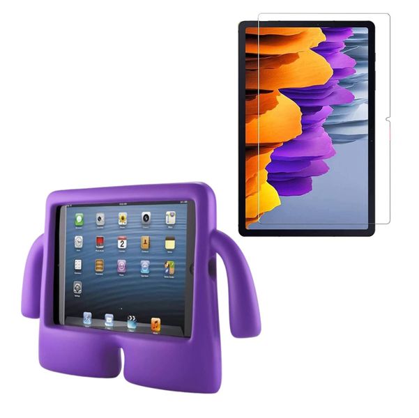 Kids Case &amp; Screen Protector Combo Compatible with SamsungTab A9 8.7"-Black