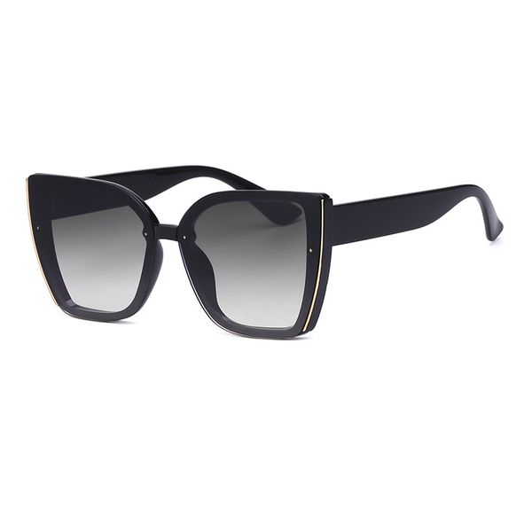 Cat Eye Oversized Sunglasses Retro Statement Women