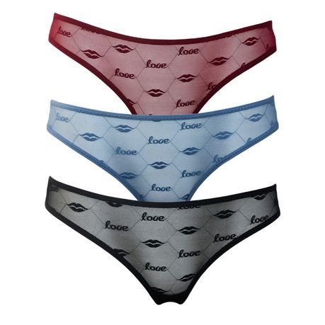Women's Sexy Lacy Mesh Low Rise Bikini Cheeky Panty Underwear Pack of 3, Shop Today. Get it Tomorrow!