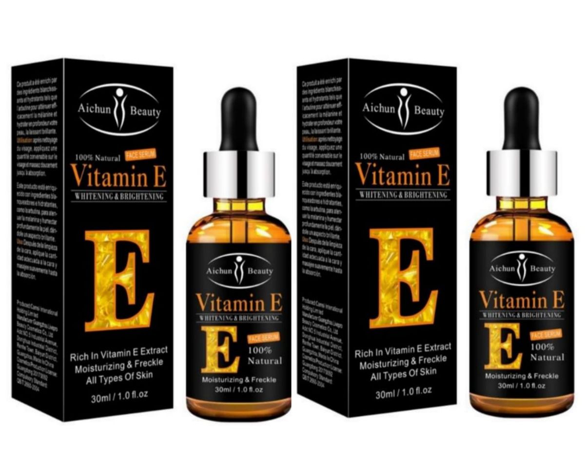 Pack of 2 100 Natural AntiAging Vitamin E Face Serum (30ml x 2