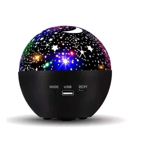 MS Lamp for kid Q3 MINI bluetooth Speaker Music Ball,Star Light Black