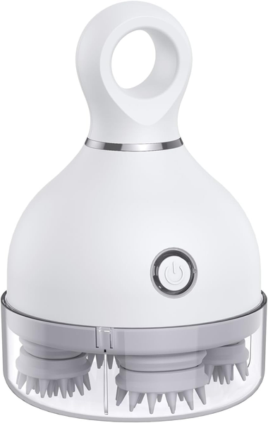Portable Electric Scalp &amp; Body Massager - 4-Head 3D Kneading Wellness Tool