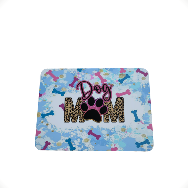 Dog Mom Blue - Mouse Pad