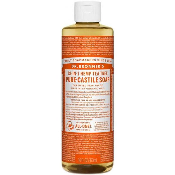 Dr Bronner - Pure Castile Liquid Soap Tea Tree 473ml
