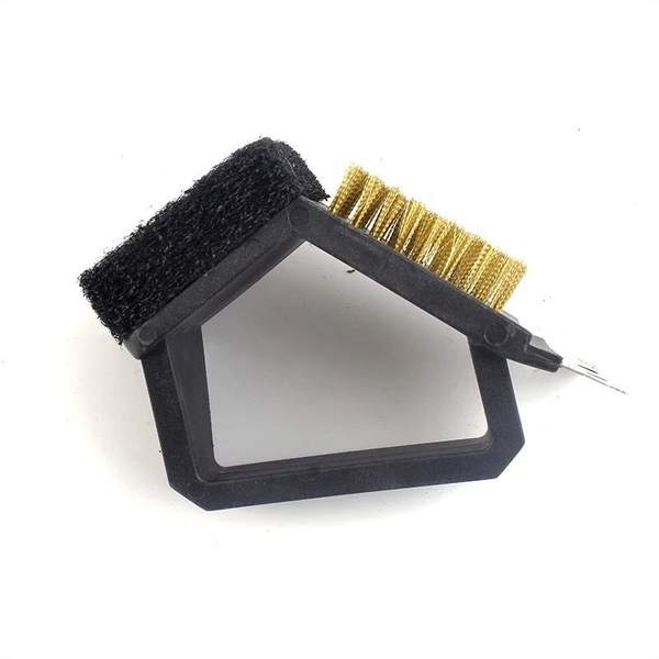 Heavy-Duty Grill Cleaning Brush with Scraper