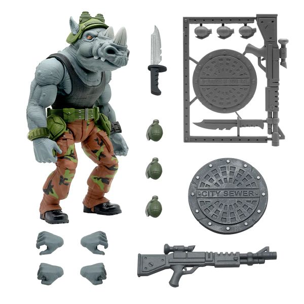 TMNT Ultimates Wave 3 Rocksteady Figure