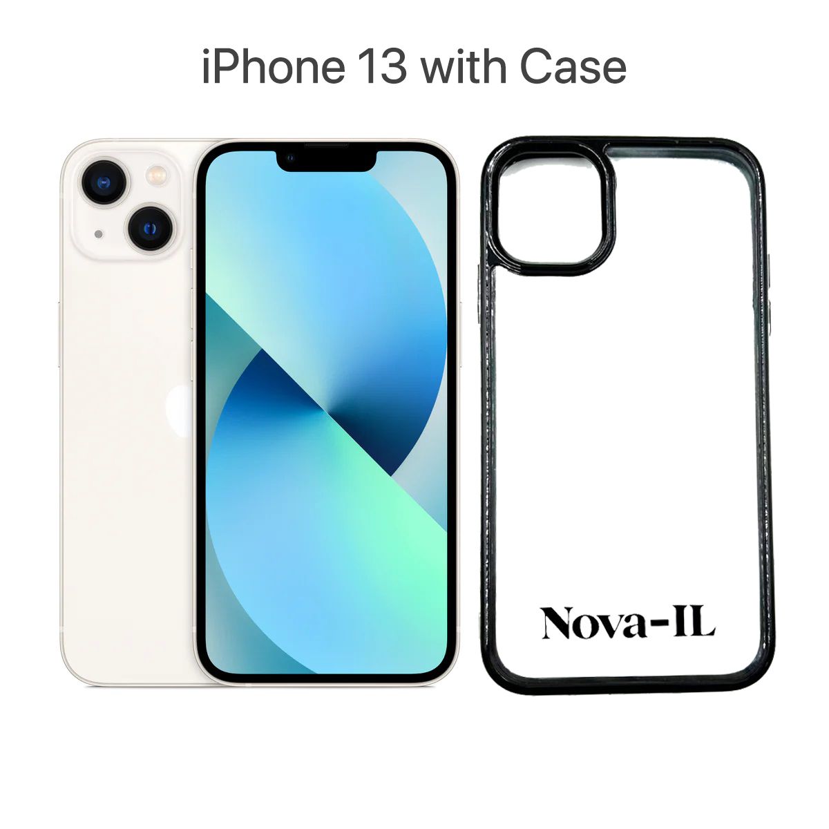 iPhone 13 128GB Certified Pre-Owned- Best Quality + NOVA-IL Case