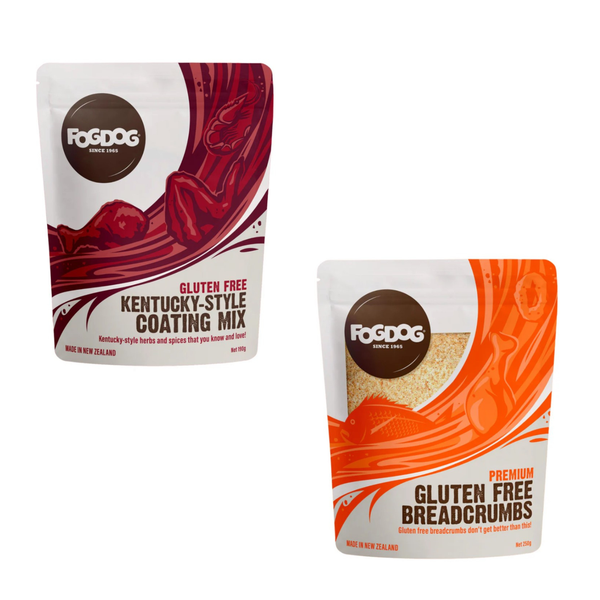 Fogdog Gluten Free Kentucky-Style Coating Mix &amp; Breadcrumbs Bundle