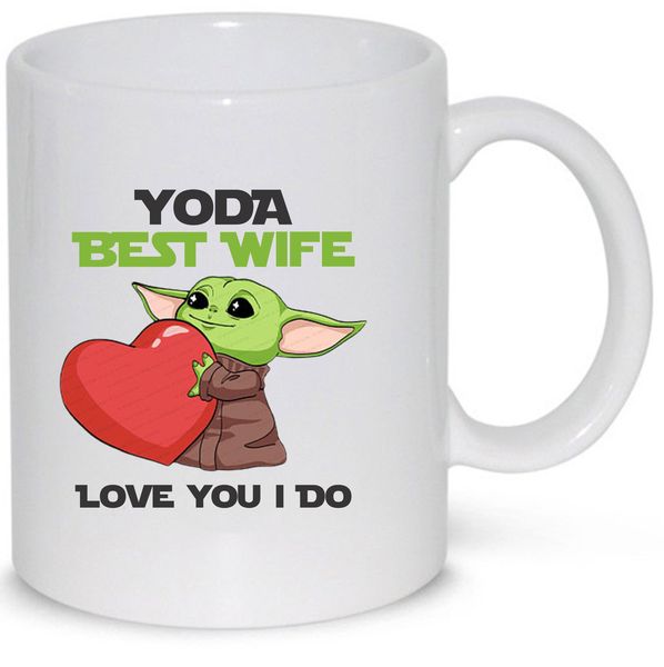 Yoda Best Wife Love You I Do Star Wars Coffee Mug (11 Oz Normal Size)